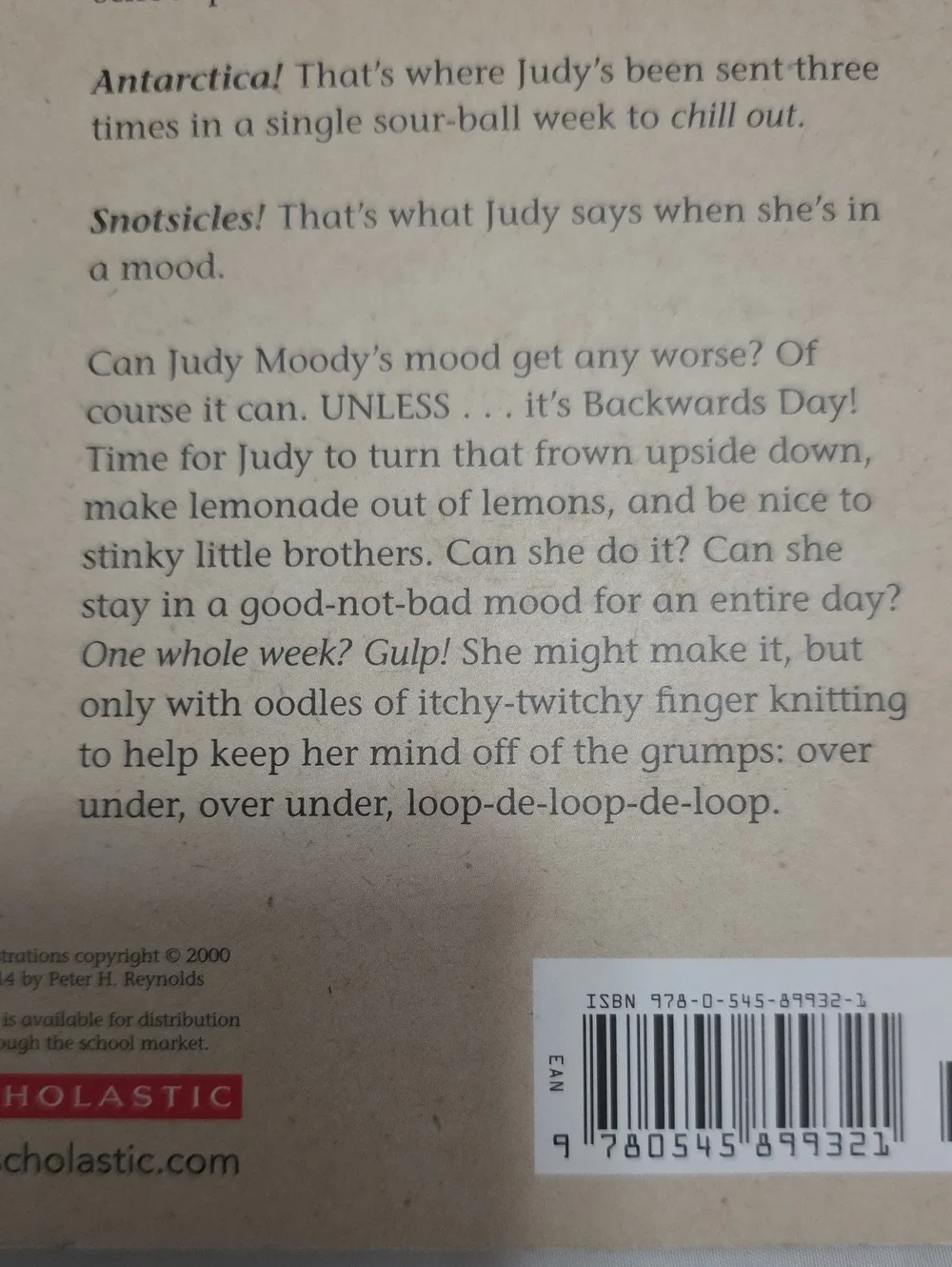 💛6 For $8💛 Judy Moody: Mood Martian Paperback - Book 12